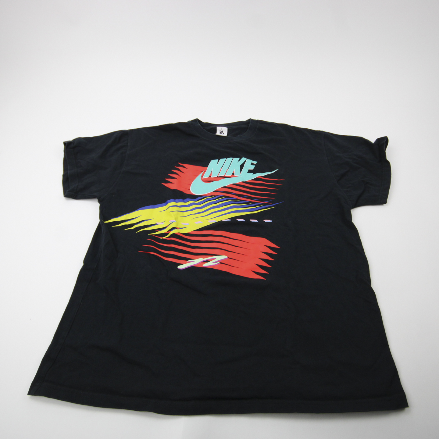 Nike Air Max Short Sleeve Shirt Men's Black Used L