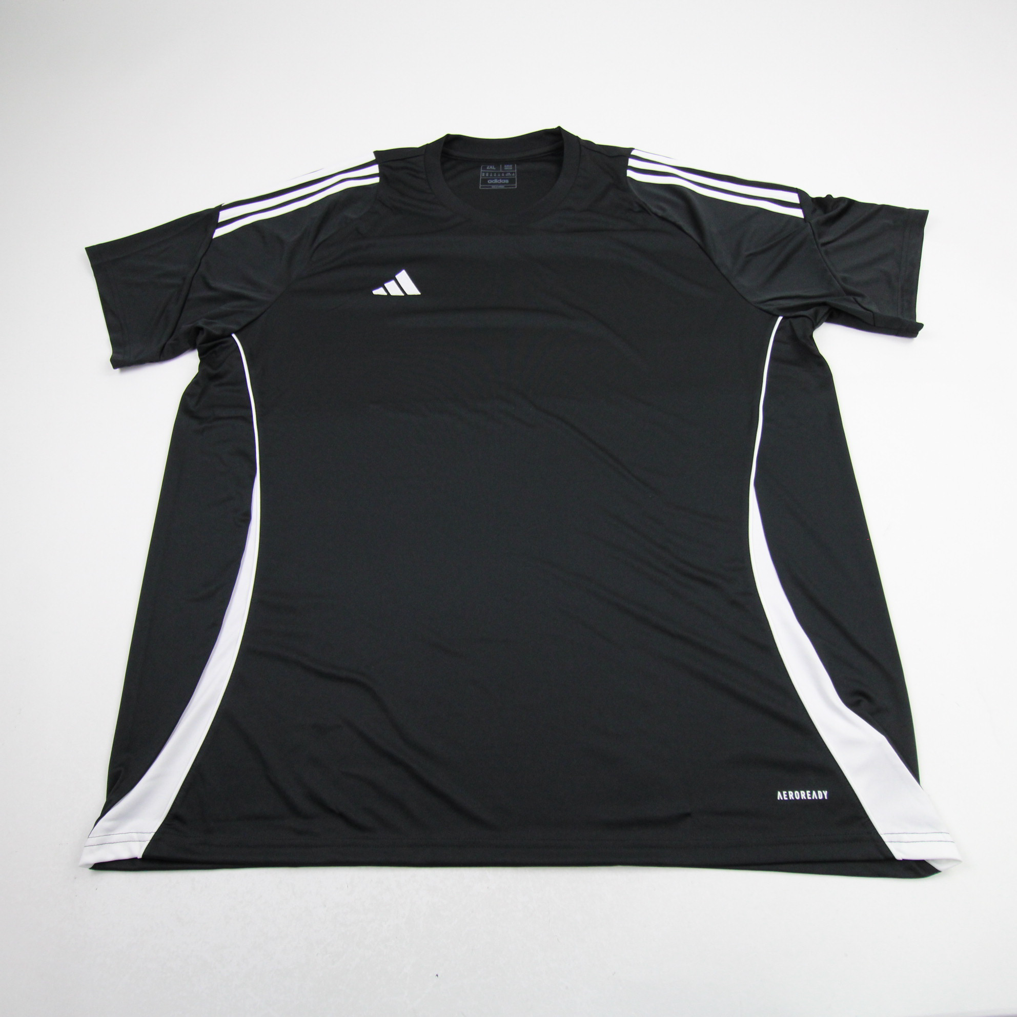 adidas Short Sleeve Shirt Men's Black Used XXL