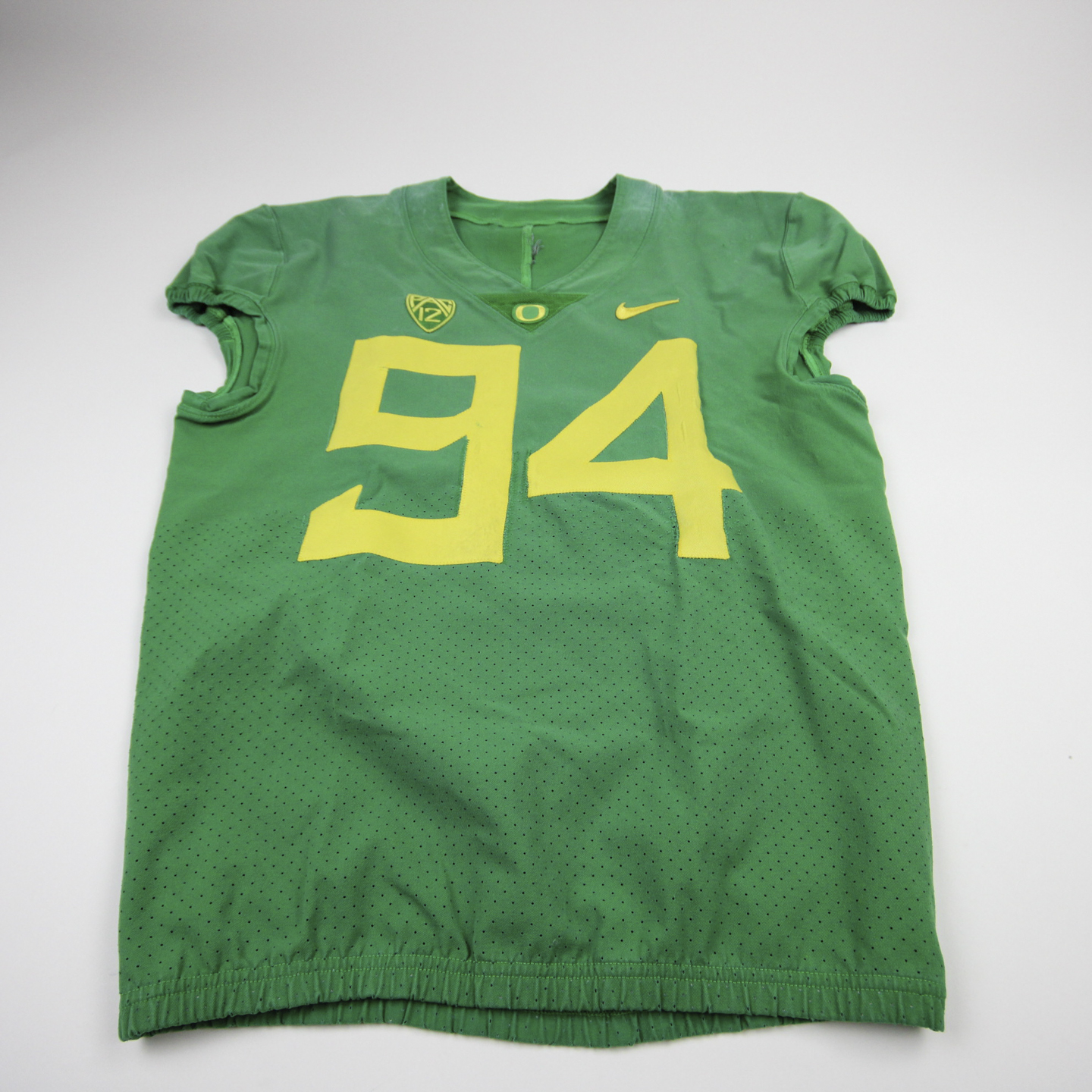 Oregon Ducks Nike Game Jersey - Football Men's Green Used 44
