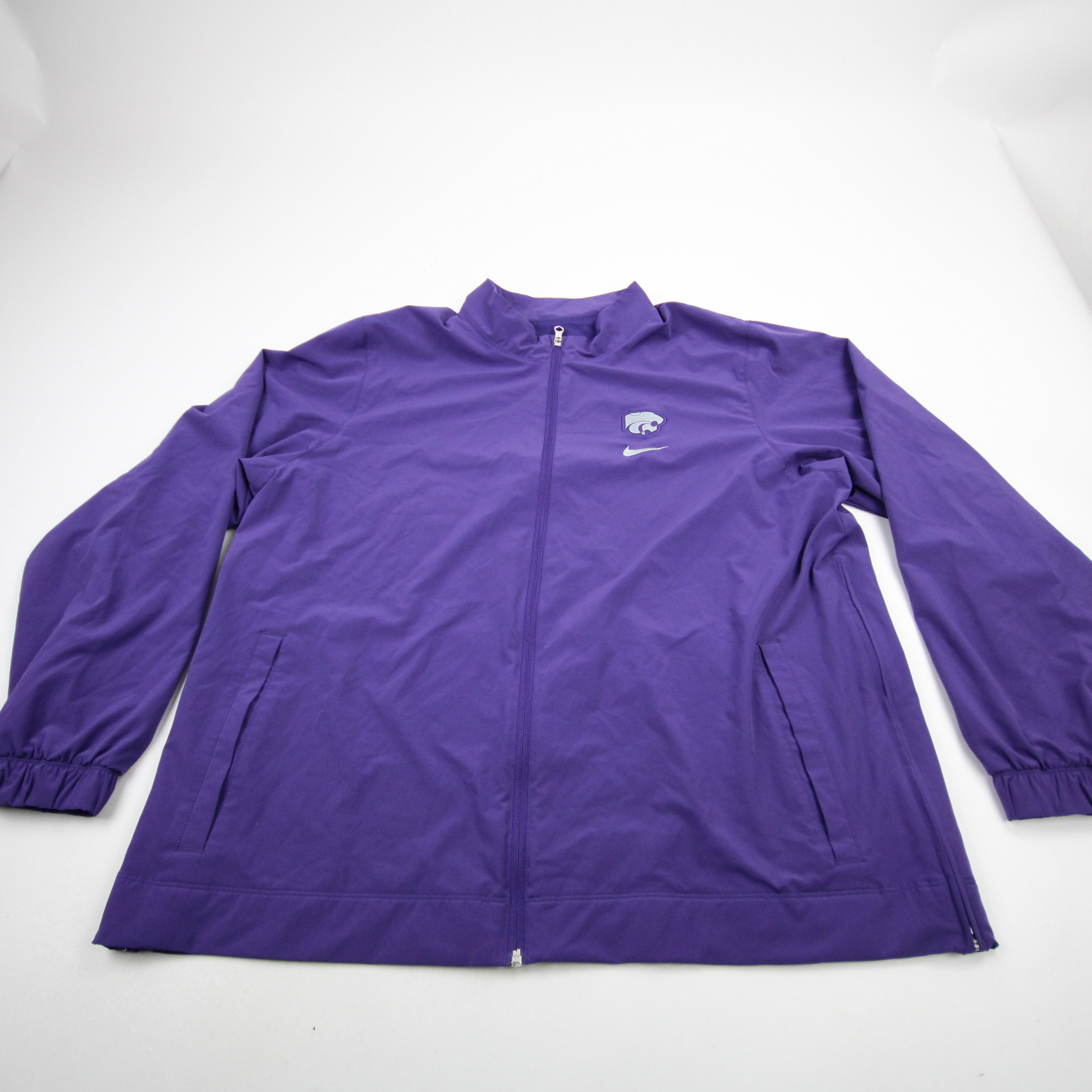 NIKE ハスキーズ(HUSKIES)フード付きジャケット 紫 Kansas State Wildcats Nike Pullover Men's Purple Used XXL