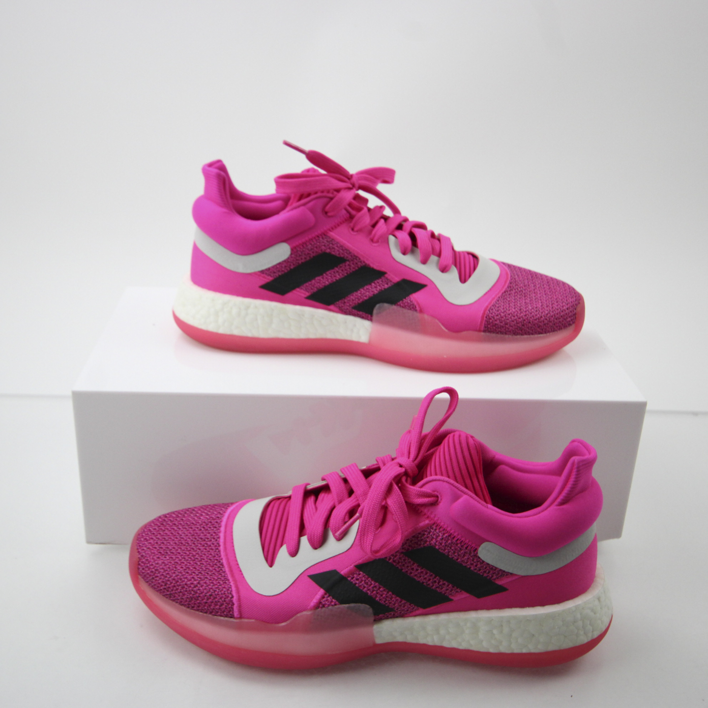 adidas Basketball Shoe Men's Hot Pink Used 10.5