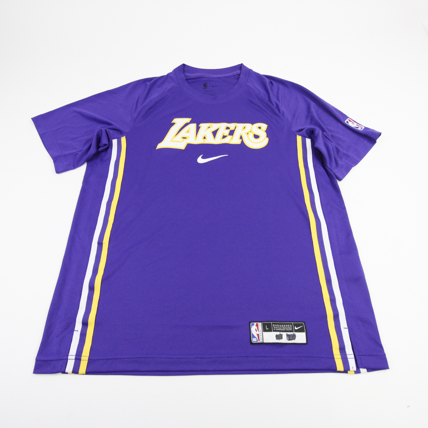 激レアB系Nike Los Angeles Lakers 3XL シャツ Los Angeles Lakers Nike NBA Authentics Short Sleeve Shirt Men's