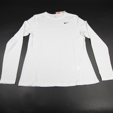 Nike Pro Dri-Fit Long Sleeve Shirt Women's White New with
