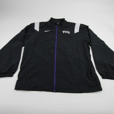 TCU Horned Frogs Nike Jacket Men's Black Used XLT-TOPS-145538