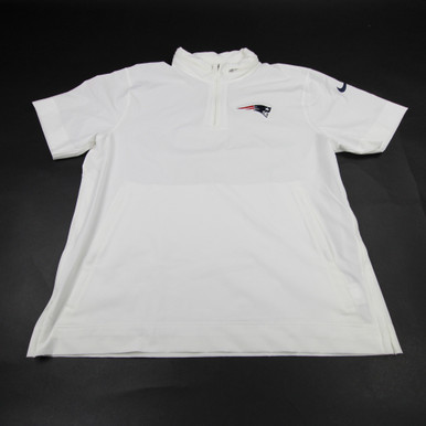 New England Patriots Nike NFL On Field Pullover Men's White Used XL