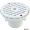 Inlet Fitting Hayward Grate ADJ 1-1/2"S White at a different angle