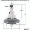 Jet Insert WW Power Storm Gunite 5 In Twin Roto Txt Scal Gray