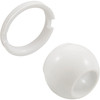 Eyeball BWG Hydro Jet w/ Retainer Ring White 10-3808WHT