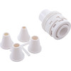 Nozzle Waterway Poly Jet Caged Style Dir 2-5/8" White 210-8750