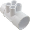 Manifold 1/2" Slip 4 Port Flow Thru 2" Slip x 2" Spigot 672-4250