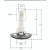 Jet Intl WW Cluster StormSwirl2-1/4"fdDirSS/Dk GryThd 229-1679S-DSGSM