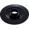 Wall Fitting 6" dia 1-7/8"hs 1-1/2"mpt Black