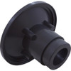 Wall Fitting 6" dia 2-3/8" Hole Size 2" Slip Dark Gray
