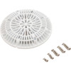 Main Drain Cover CMP Galaxy 8" White w/ Screw Kit 25507-100-000
