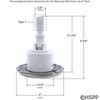 Jet Insert WW Mini Storm 3 In Massage Textured Scal Gray at a different angle