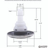 Jet Insert CMP Typhoon 400 4-3/8 In Dir Scalloped SS-Gray