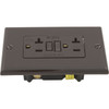 GFCI Leviton 20A SPST Plugface Brown N7899