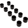 Fence Post Cap GLI Pool Products Vinyl Black Qty 10
