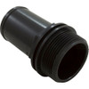 Hose Adapter WW 1-1/2"mpt x 1-1/2"hose Male Smooth Blk