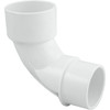 90 Elbow Sweep 2-1/2" Slip x 2-1/2" Spigot PVC 411-9140