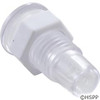 Light Wall Fitting Rd Mini POL 1/2"Hs 11/16 In FD Clear