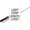 Light Strip Pal Led 3Ft with Diffuser Lens 65Ft Cord 42-PLOF-RGB-090