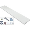 Dive Board Inter-Fab Techni-Beam 8Ft White with Top Tread Hdwr TB8WW
