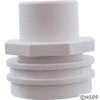 Eyeball Fitting WW Flush Mount 1-1/2"Insider 2-1/4 In White at a different angle