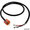 Cord HydroQuip P1 2Spd Molded/Lit 48" 115V 230V 15A Red