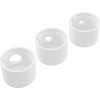Caps Paramount PCC 2000 Step Nzl 1/4"3/8"5/8"Wht Qty 3