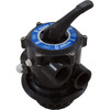 Multiport Valve Waterco Top Mount1-1/2"fpt Clamp-On6 Pos WC2280445P