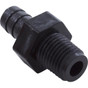 Barb Adapter Waterway 3/8" Barb x 1/4" Male Pipe Thread