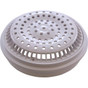 Main Drain Grate WW Anti Vortex 8" Rnd w/Long Collar Wht