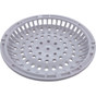 Main Drain Grate Waterway Anti Vortex 8" Round White