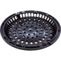 Main Drain Grate Waterway Anti Vortex 8" Round Black