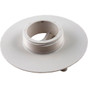 Wall Fitting 4" dia 1-7/8"hs 1-1/2"mpt White