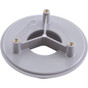 Wall Fitting 4" dia 2-3/8"hs 2"mpt-1-1/2"s Lt Gray