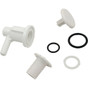 Air Injector WW Low Profile 3/8"sb Elbow Style White