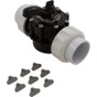 Diverter Valve 2In Unions 2-Way Black