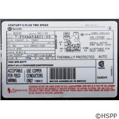 Pump WW Exec 2 HP 230V 2-Spd 56Fr 2-1/2" X 2"