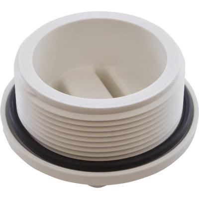 Plug Praher ABS Side Mount Valves 2"mpt White