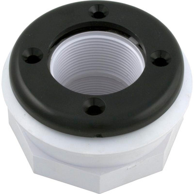 Wall Fitting Vinyl Std Body 1-1/2"mpt x 1-1/2"fpt Black