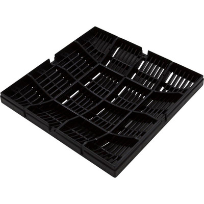 Main Drain Grate Waterway 12" x 12" Square VGB Black