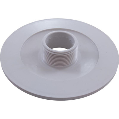 Wall Fitting 6" dia 1-7/8"hs 1-1/2"mpt Extended White