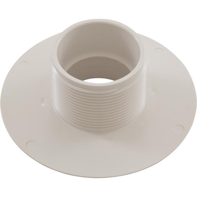 Wall Fitting Aquastar 6"dia 2-1/2"mpt x 2"s White