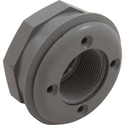 Wall Return Fitting CMP 1-1/2" x 1-1/2" Vinyl Gray