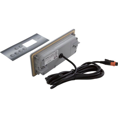 Overlay Hydro-Quip in.K356 Button P1 P2 BlLt wht/gry