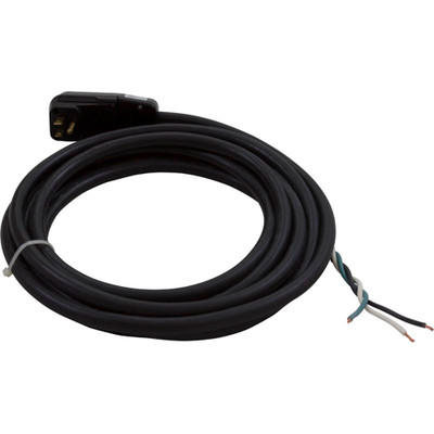 In-Line GFCI 15A 115v SPST 15 foot Cord (B/W/with G)