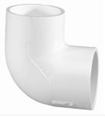 90 degree hot tub PVC elbow SCH 40