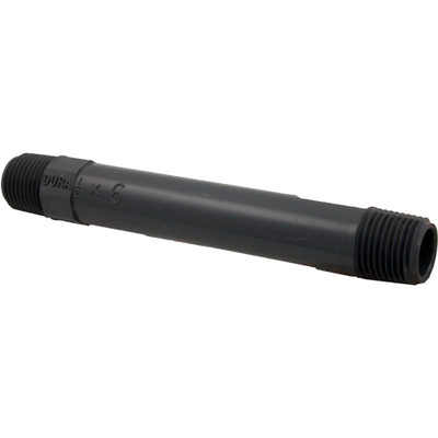 Nipple 1/2" Male Pipe Thread x 6" SCH80